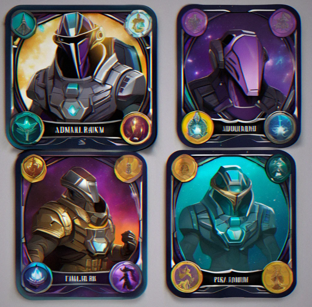 Admiral rank cosmetic bundle displaying faction-themed card sleeves, premium avatar border, exclusive board skin and seasonal achievement badge